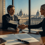 quelle banque étrangère prête aux français handshake