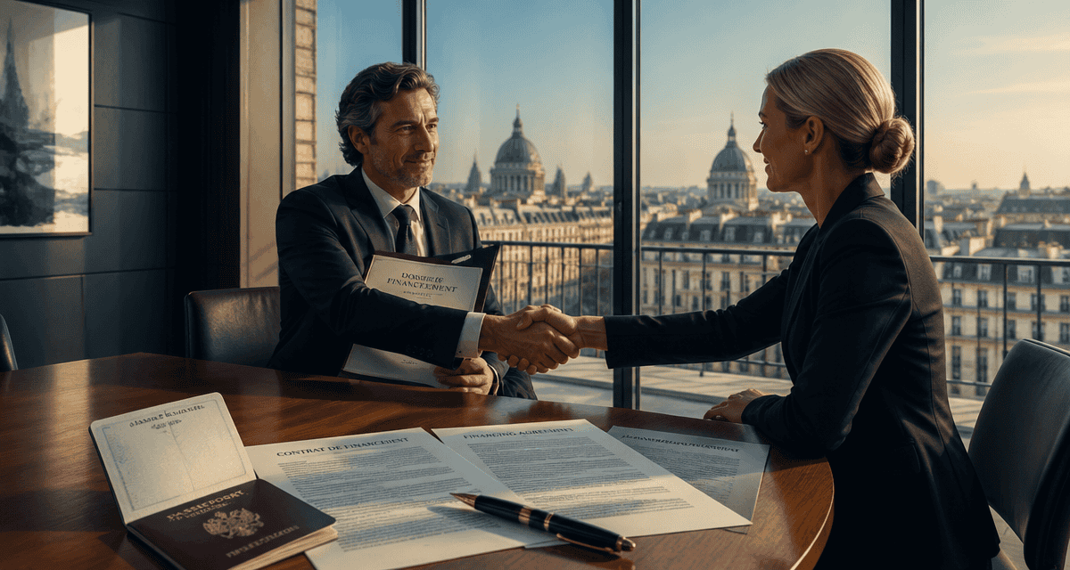 quelle banque étrangère prête aux français handshake