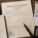 acte dévolution successorale documents officiels