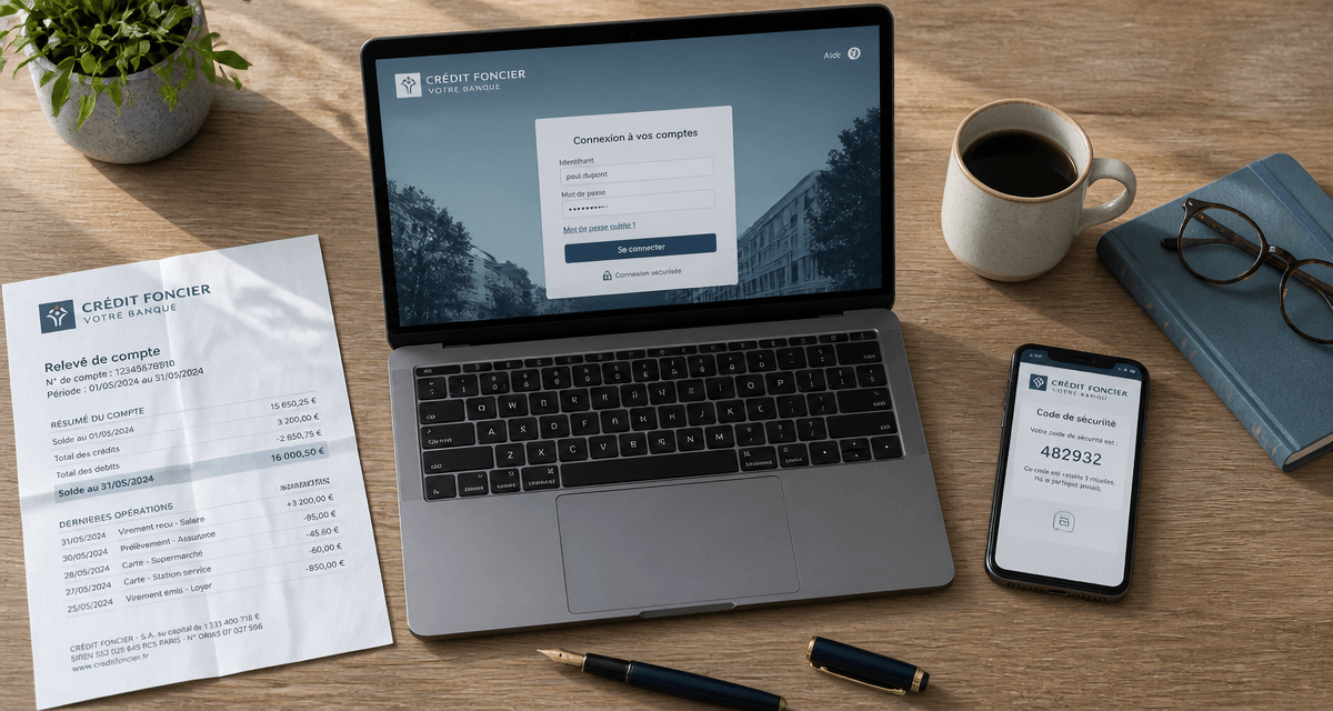 credit foncier espace client ordinateur connexion