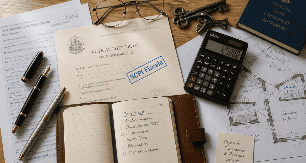 defiscalisation scpi documents fiscaux et calculatrice