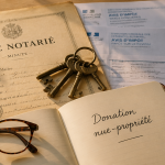 donation nu propriété après 70 ans acte notarié et clés