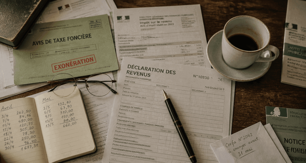 exonération taxe foncière revenus modestes bureau ancien