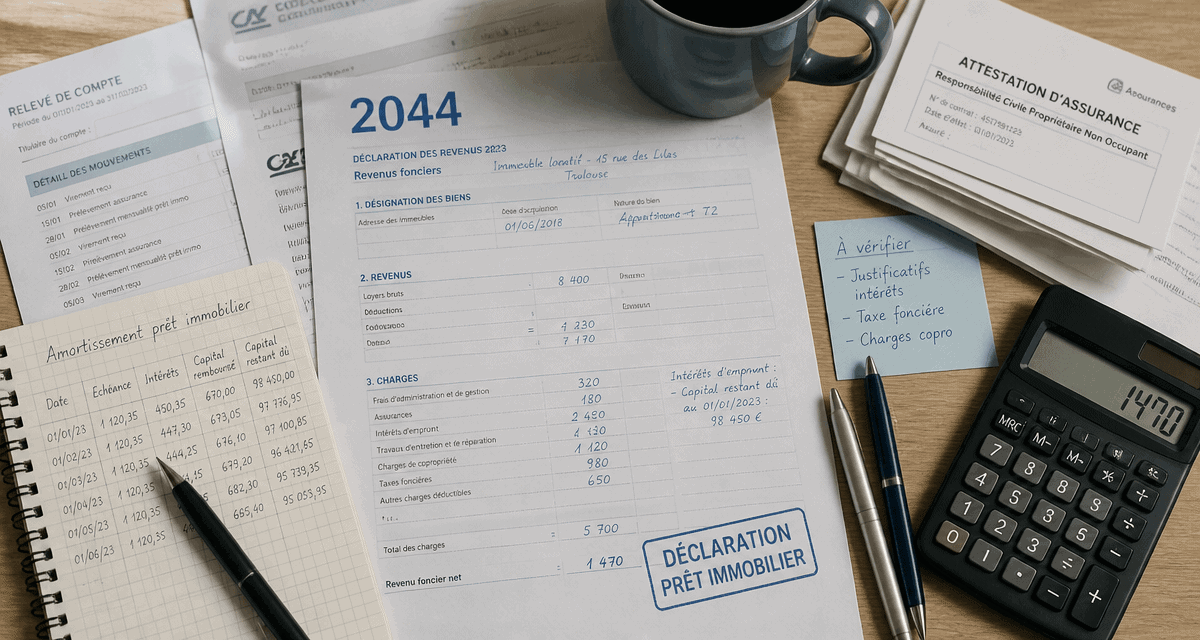 faut-il déclarer un prêt immobilier aux impôts bureau formulaires
