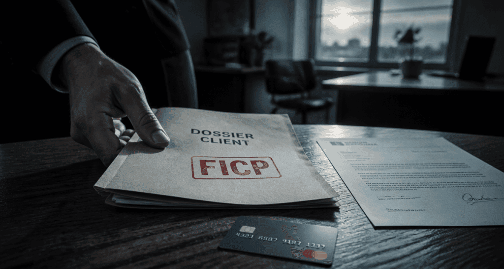 fichage ficp nouvelle loi dossier sur bureau