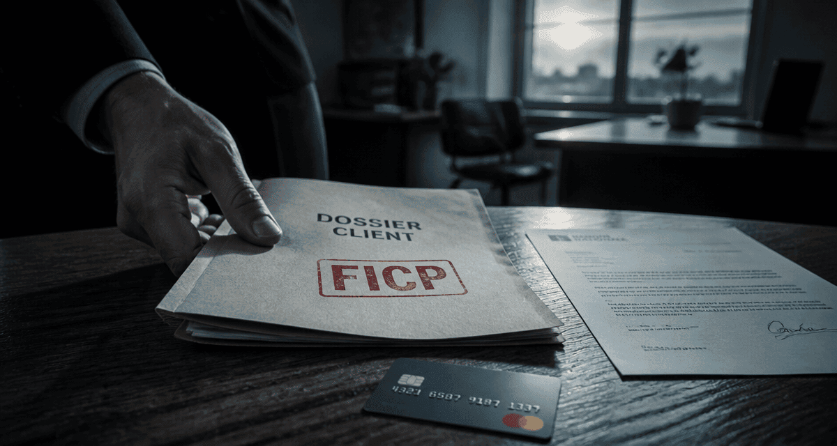fichage ficp nouvelle loi dossier sur bureau