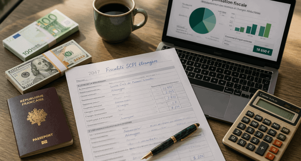 Fiscalité SCPI étrangère, formulaire et devises