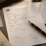 formulaire renonciation à succession Cerfa sur bureau notarial