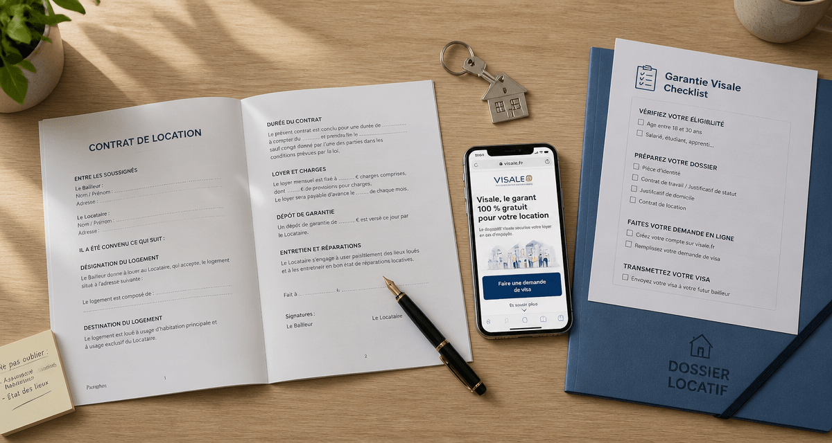 Garantie Visale avantage et inconvénient, contrat, clé, checklist