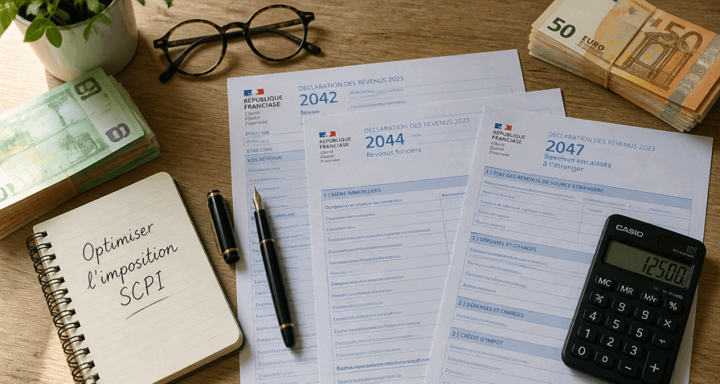 imposition scpi documents fiscaux et calculatrice