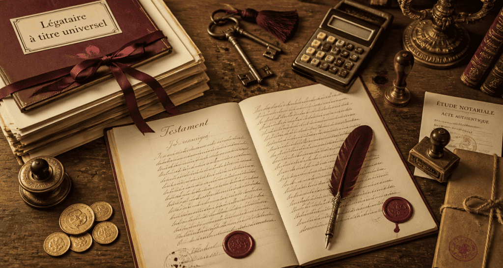 bureau notarial légataire à titre universel