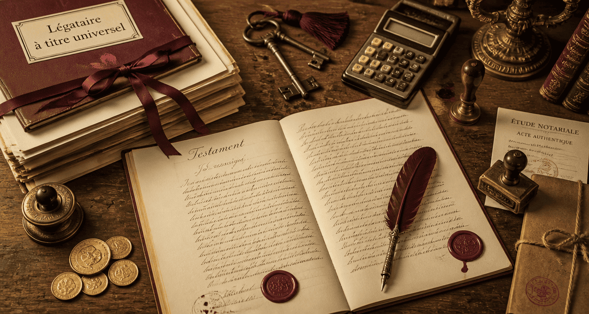 bureau notarial légataire à titre universel