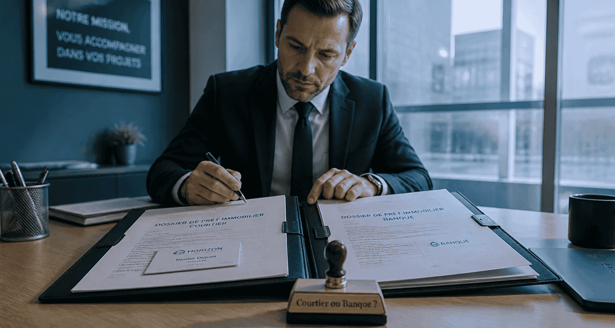 peut on consulter une banque après un courtier dossier prêt immobilier