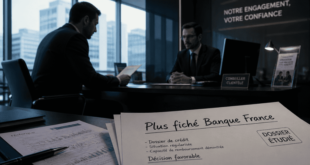 plus fiché banque france mais refus crédit
