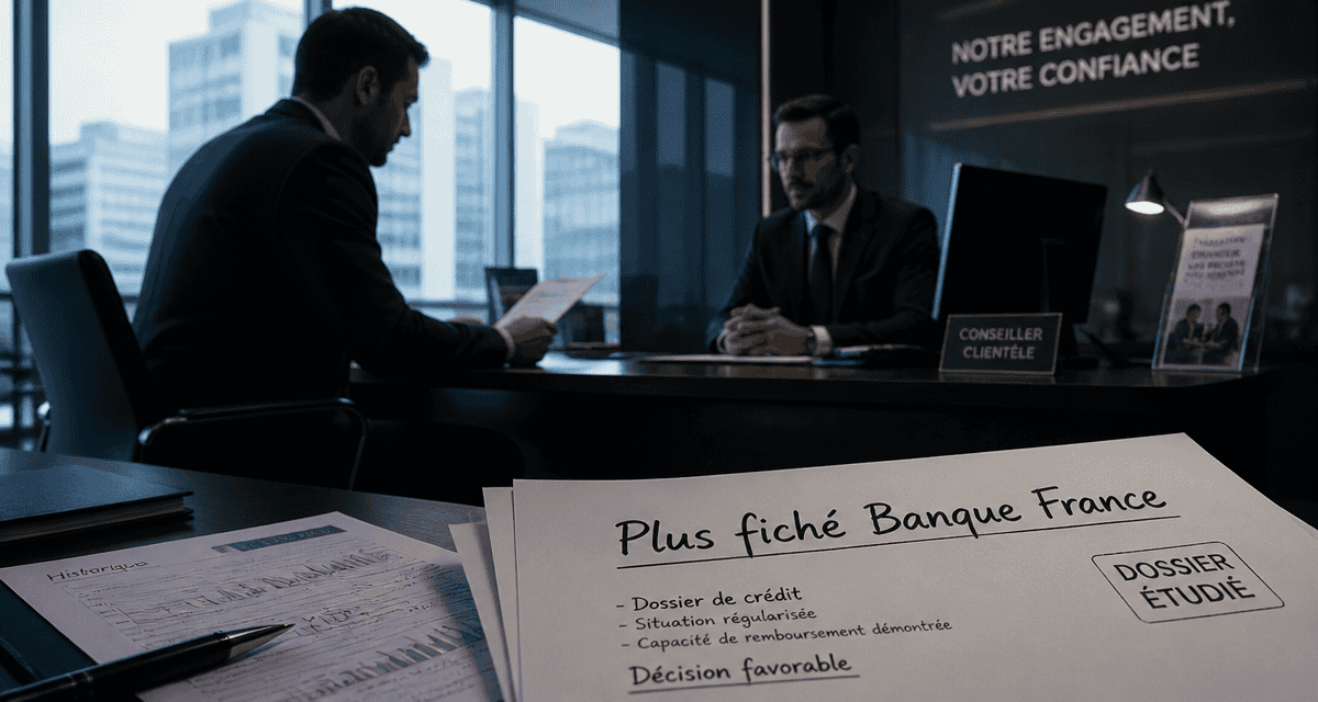 plus fiché banque france mais refus crédit