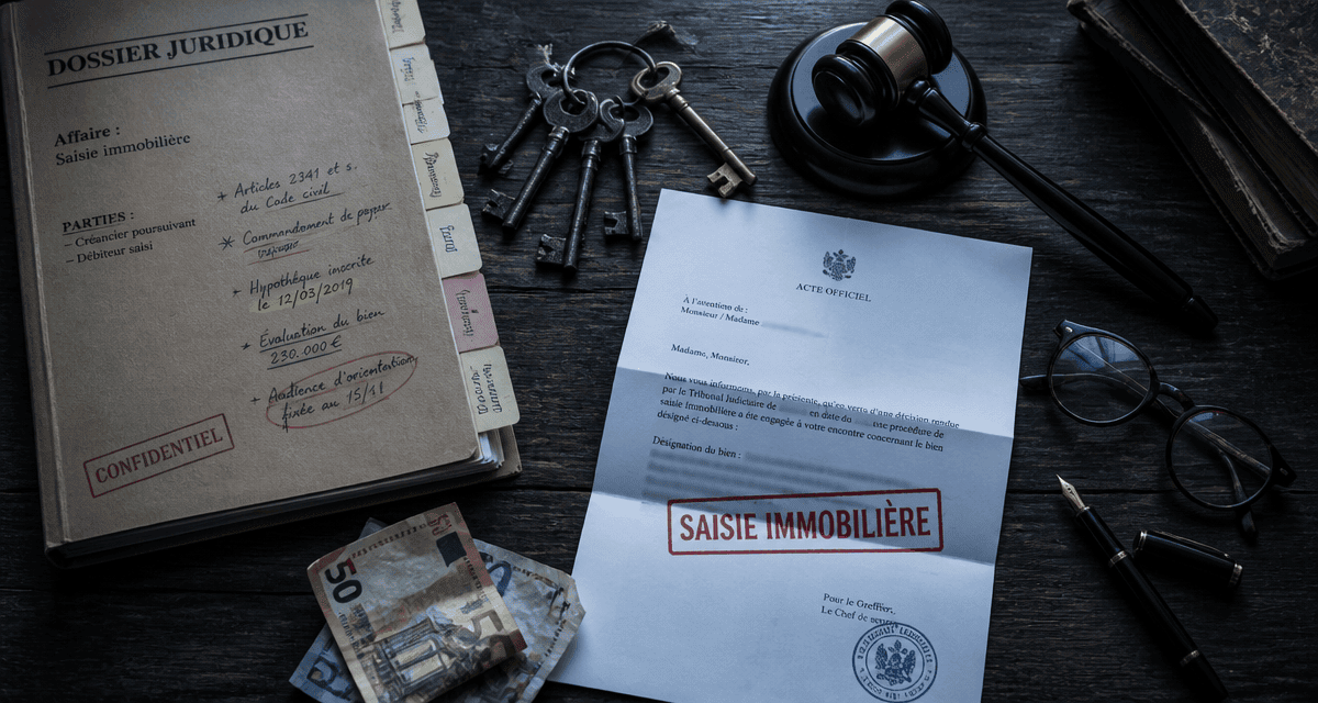 saisie immobilière montant minimum dossier et clés