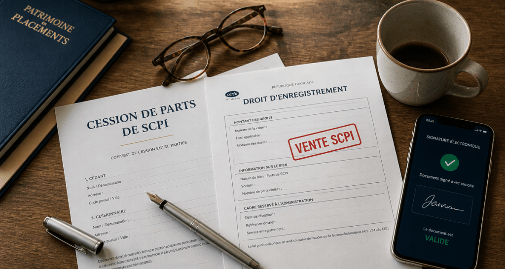 vendre scpi signature documents