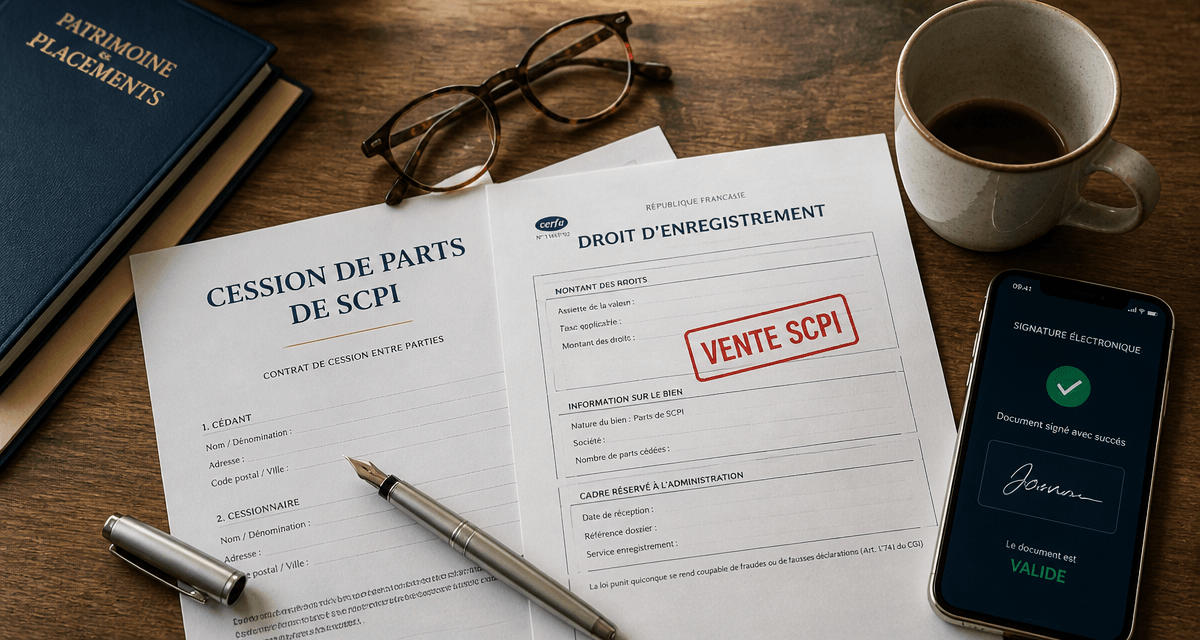 vendre scpi signature documents