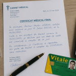 accident de travail reprise sans certificat final certificat médical