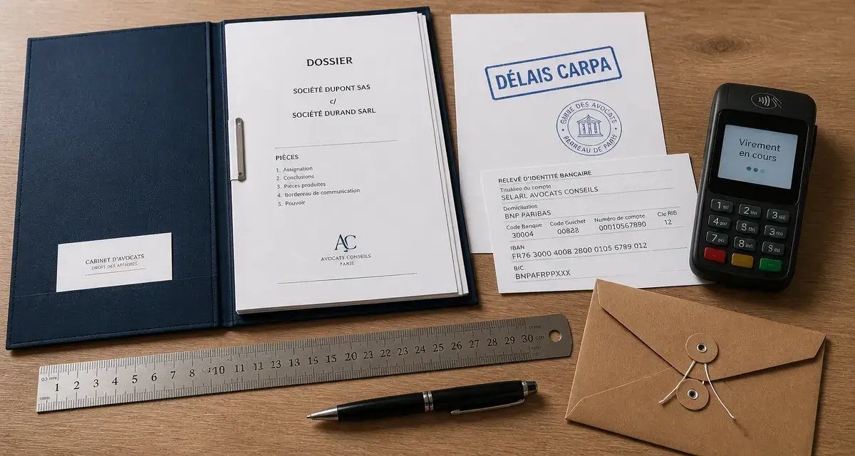CARPA délais de règlement : 4 étapes de contrôle