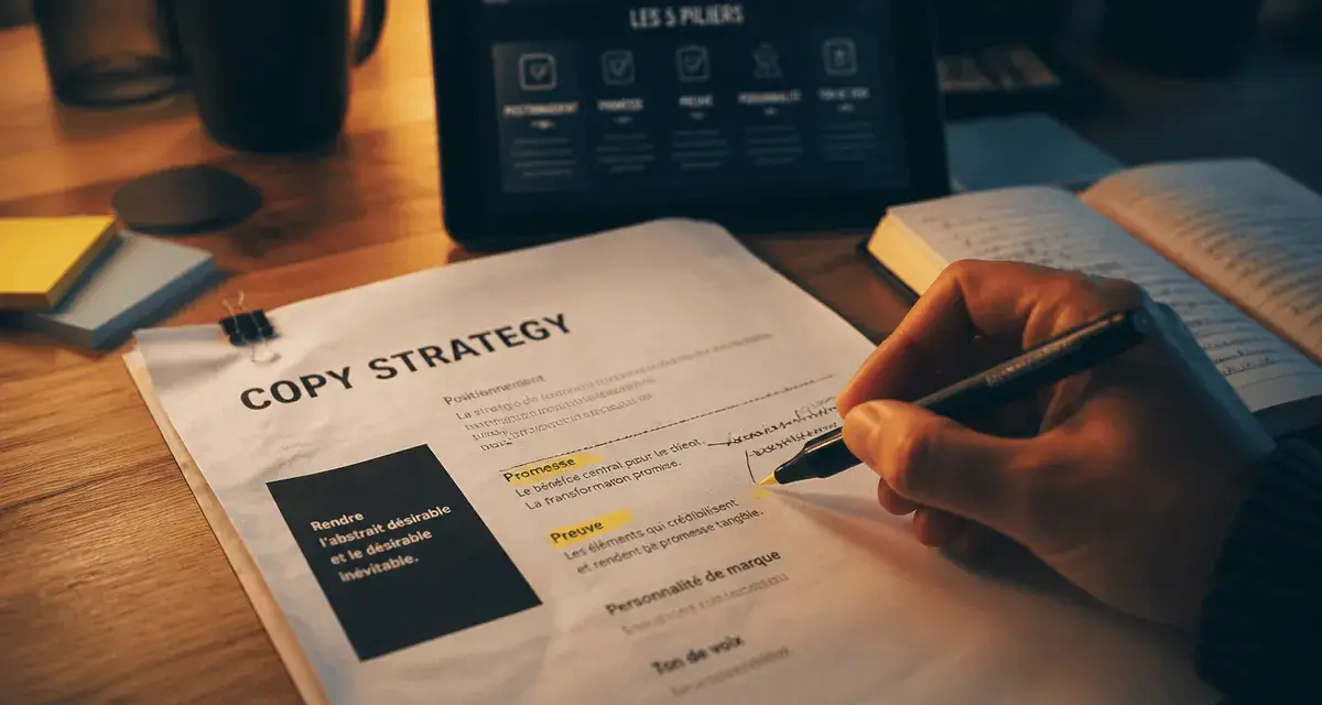 Copy strategies : cinq piliers pour structurer un message publicitaire qui vend
