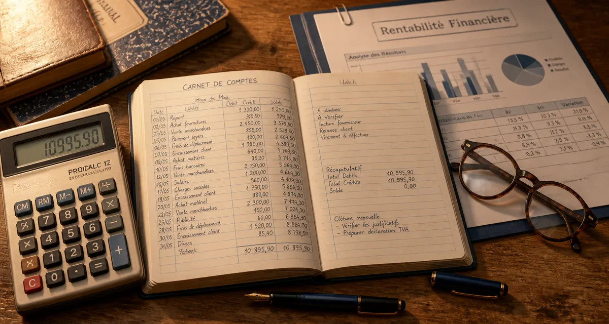 rentabilité financière formule carnet calculatrice