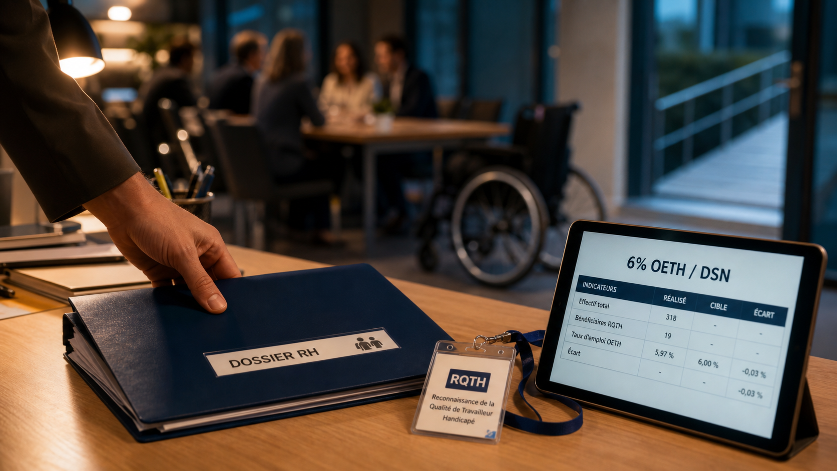 RQTH obligation employeur : 6% OETH ou contribution financière