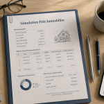 simulation pret immobilier la poste dossier calculatrice