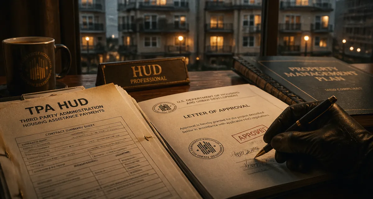 Transfer of physical assets : documents HUD et TPA pour transaction
