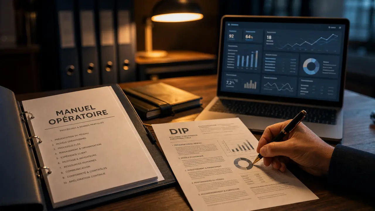 Comment créer une franchise : DIP et manuel opératoire pour valider le concept