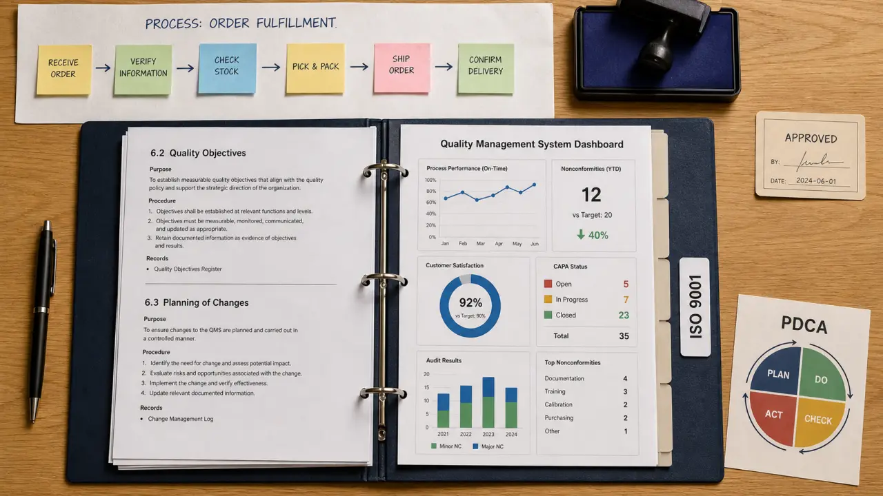 Définition démarche qualité et ISO 9001