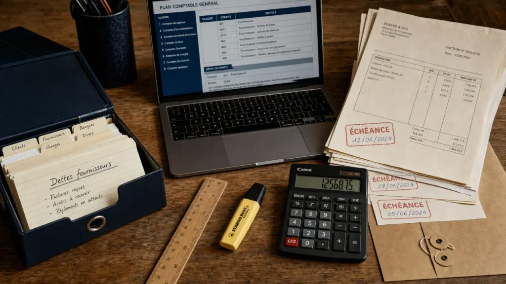 Dettes fournisseurs (compte 401) et délais de paiement