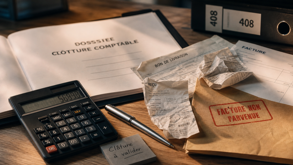 Facture non parvenue comptabilisation au compte 408