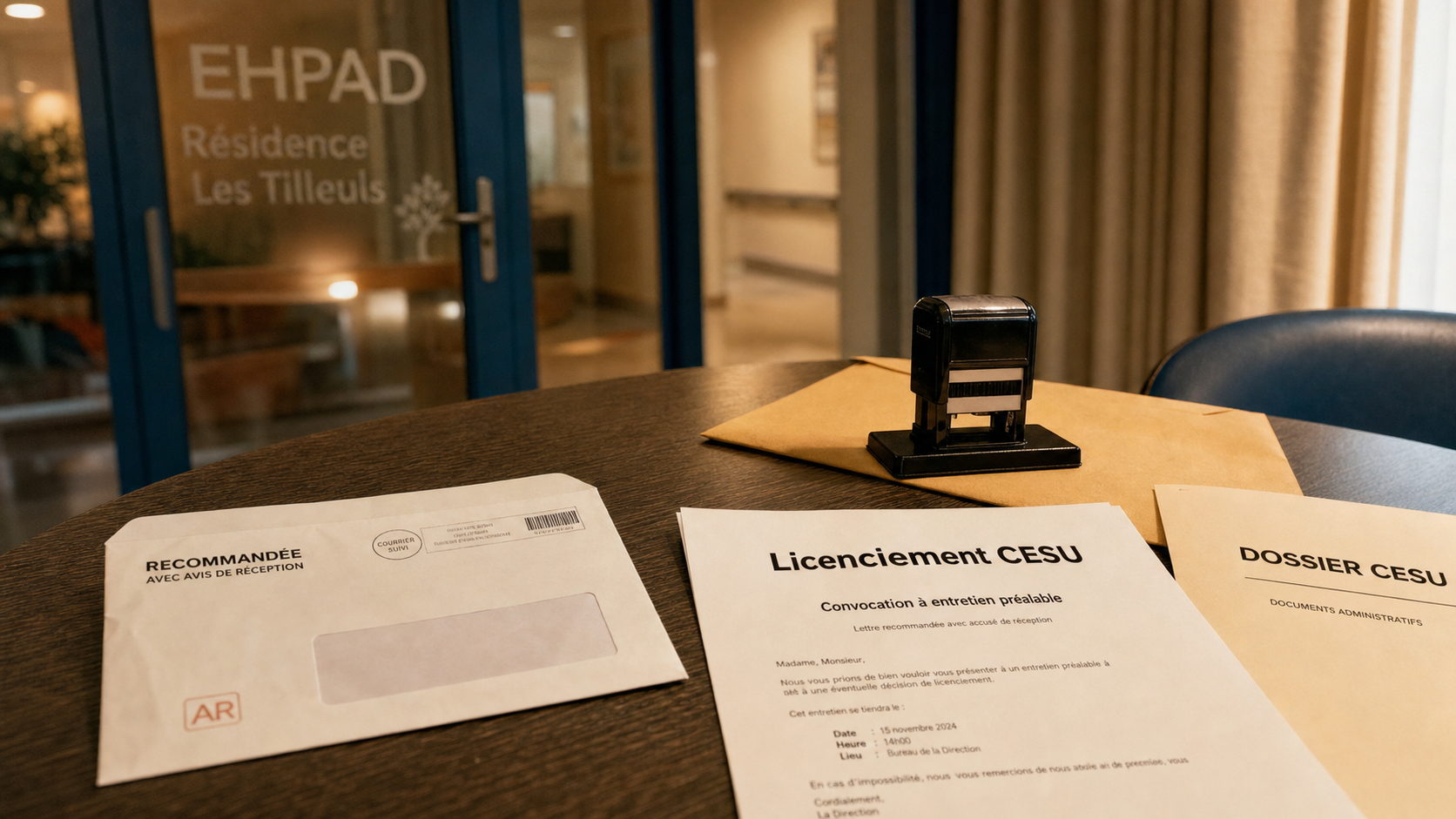 Licenciement cesu pour entrée en ehpad : lettre et préavis