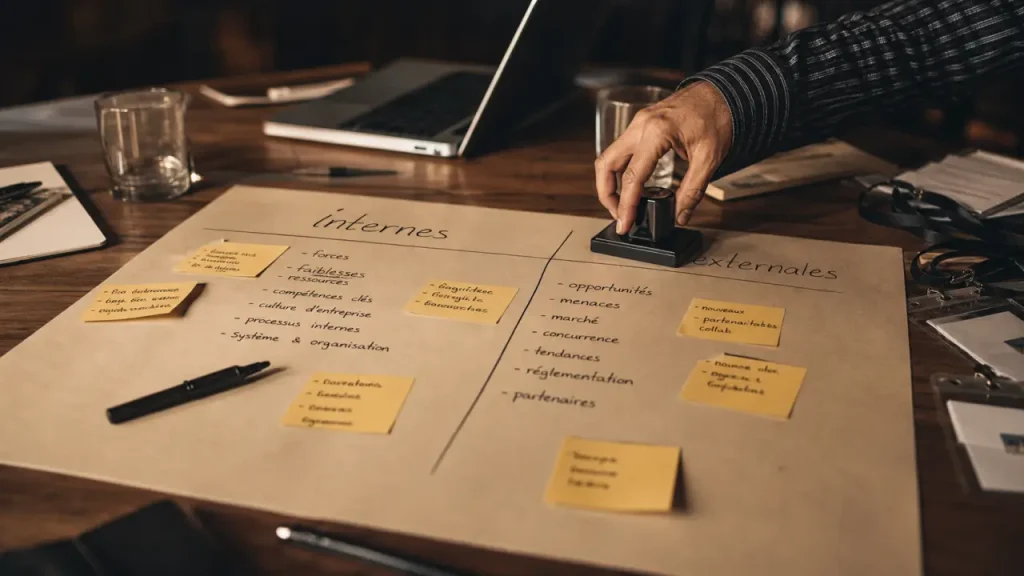 Parties prenantes internes et externes sur une cartographie