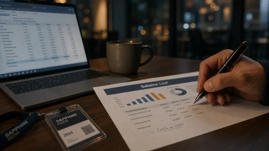 Consultant SAP : 35 000 € en junior, jusqu’à 80 000 € en senior, et l’écart avec le freelance