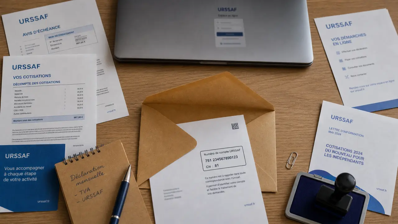 Où trouver mon numero urssaf : courriers et espace en ligne