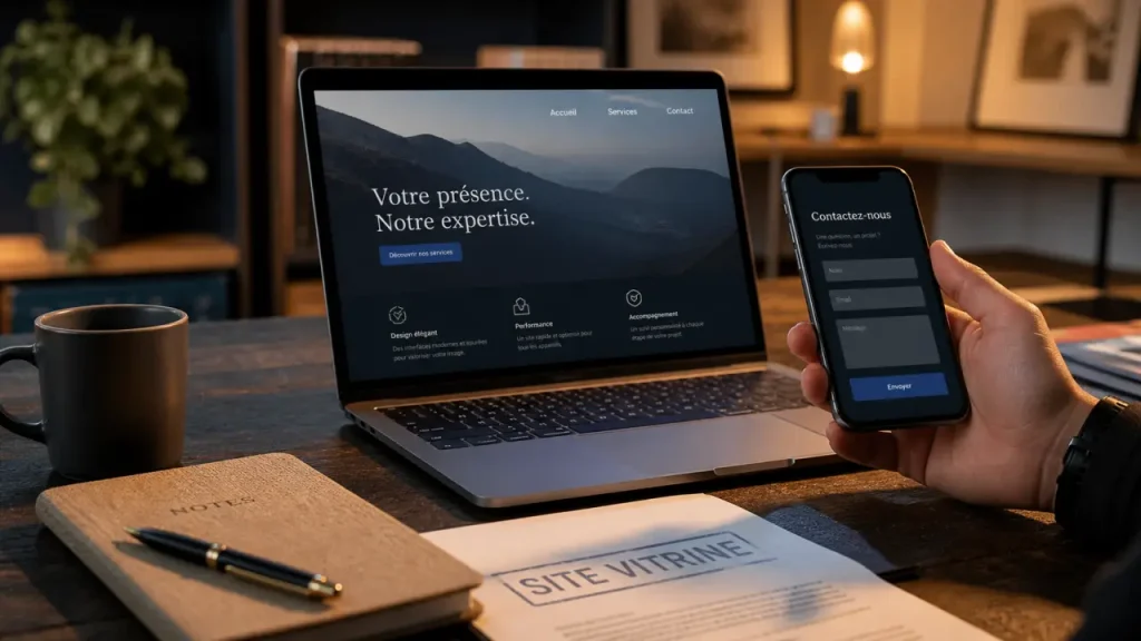 Site vitrine réussi : 3 à 6 pages, des CTA clairs et les erreurs à éviter