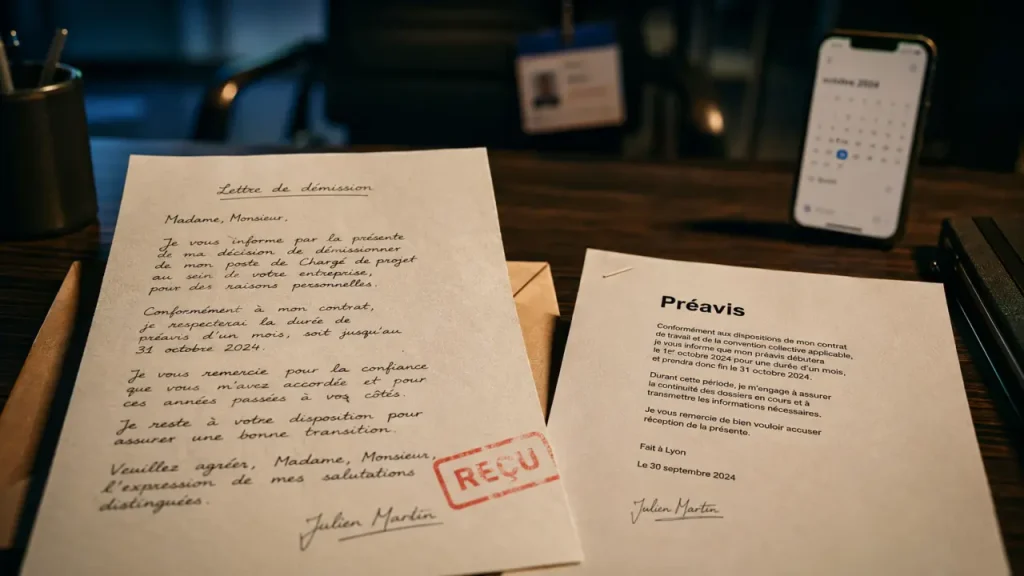 Démission pendant un arrêt maladie : modèle de lettre, préavis et documents à prévoir