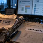 Motif abandon formation Pôle emploi : suspension allocations