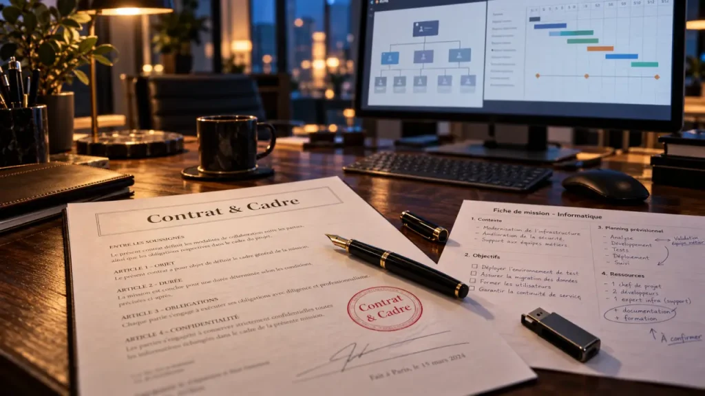 Contrat de travail informaticien : les clauses qui protègent le poste, le code et les accès