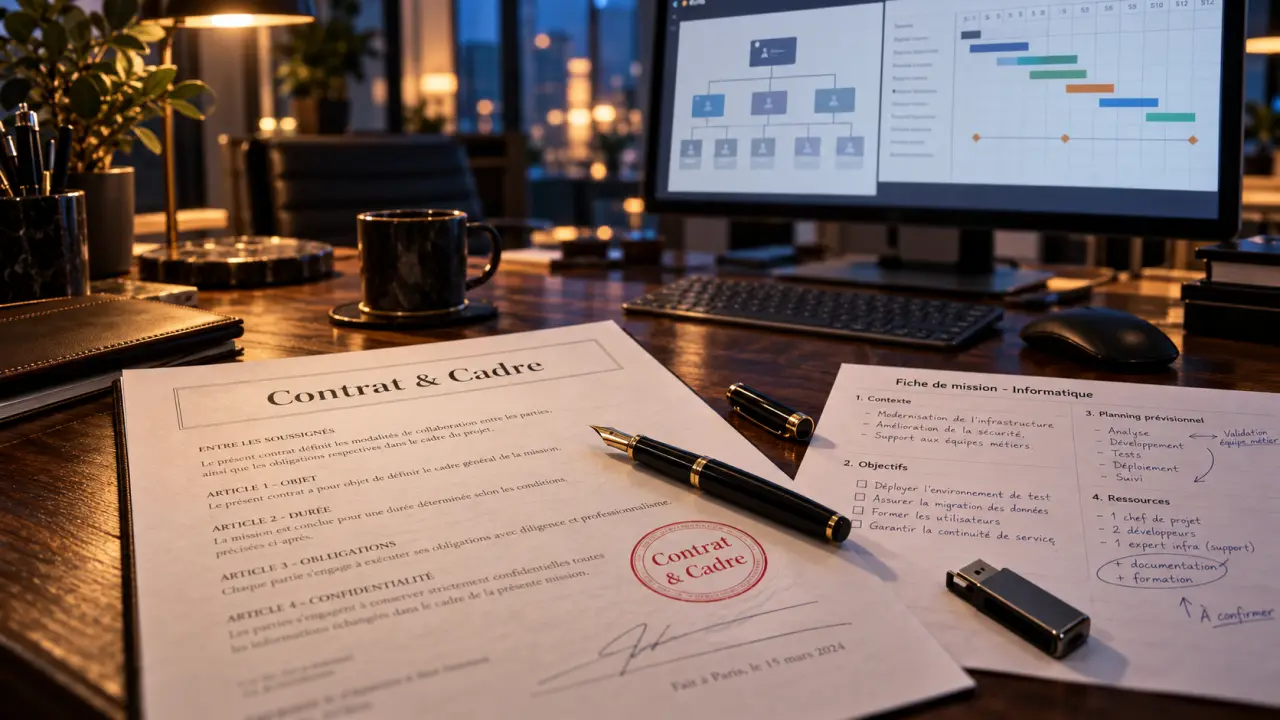 Contrat de travail informaticien : clauses qui protègent le poste et les accès